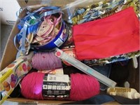Lot of Yarn and Fabric