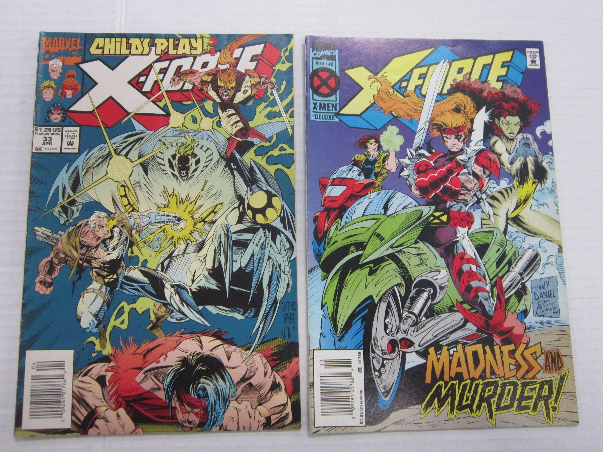 11 X-FORCE COMICBOOKS