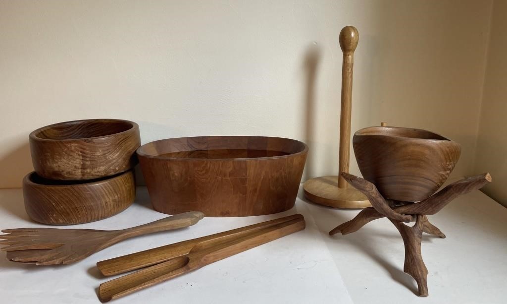 Wood Salad Set and More