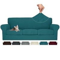 MAXIJIN 4 Piece Couch Covers for 3 Cushion Couch S