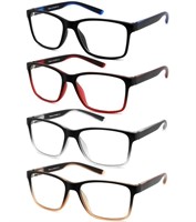 Reading Glasses for Men 4-Pack Stylish Computer Re