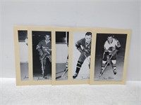 Lot of 6 old hockey photos