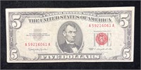 1963 $5 Red Seal Note