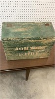 Wooden Green Box, Old