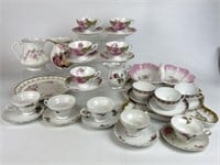 Selection of Floral China- Limoges, Rosenthal
