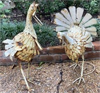 Metal Outdoor Turkeys