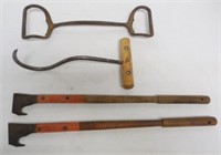 (4) bale hook, Case manure spreader tool others