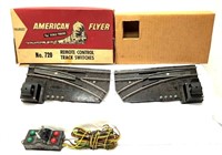 Postwar American Flyer S Gauge 720 RC switches in