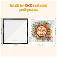 MXJSUA 2 Pack Diamond PaintingFrames, Frames for