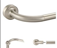 Lwiiom 4.5 Brushed Nickel Disc Curtain Rods