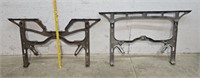 Adjustable heavy iron legs