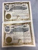 The Aurora Mine Company Shares Certificate