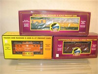 O MTH Freight Cars Lot of 3 OB
