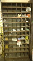 Metal Organizer Shelf w/ Contents (37"×12"×78")