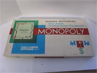Vintage Monopoly game by Parker Brothers; metal