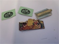 Vintage needles with advertising