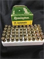 50rds Remington.25 Auto