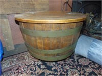 Whiskey Barrel Side Table