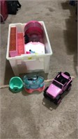 Barbie accessories, baby toys