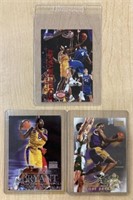 (3) KOBE BRYANT INSERTS