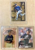 (3) ALEX RODRIGUEZ HALL OF FAME CARDS