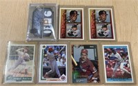 (7) SIGNED BASEBALL CARDS