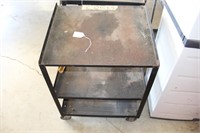 Heavy Duty Rolling Shop Cart w/Angled Top