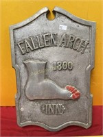 Cast Plaque, Fallen Arch Inn