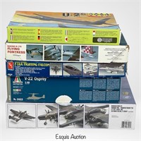 Lot of Military Airplane Plastic Model Kits