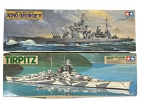 Tamiya Tirpitz & King George Battleship Model Kits