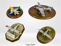WWII Airplane Plastic Model Dioramas