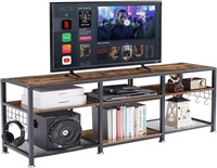 VECELO TV Stand for Televisions up to 75 Inch, Ind