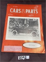 1972 cars and parts magazine 1914 Dodge on the