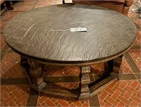 Slate-Topped Coffee Table