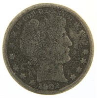 Counterfeit 1902 Barber Silver Half