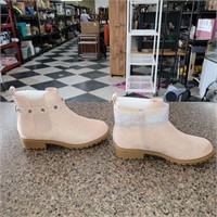 Rilista Lug Sole Ankle Chelsea Boots Pink 3