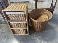 Basket stand and large basket