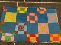 Early-Mid Century Multi-color Quilt