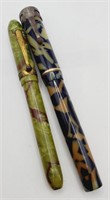 (U) Fountain Pens wirh 14kt Gold Tips - Green