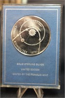 .925 Solid Silver Comet Kohoutek Coin