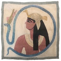 EARLY 20TH CENTURY EGYPTIAN LINEN TAPESTRY