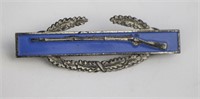 SILVER RIFLE BADGE