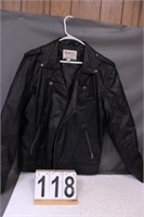 Revolve Imitation Leather Coat XL