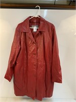 Wilson's Leather, Red leather Jacket, Size: 2X