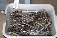 LARGE TOTE OF VARIOUS WRENCHES