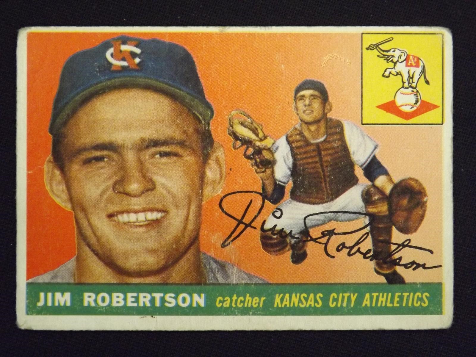 1955 TOPPS #177 JIM ROBERTSON ATHLETICS
