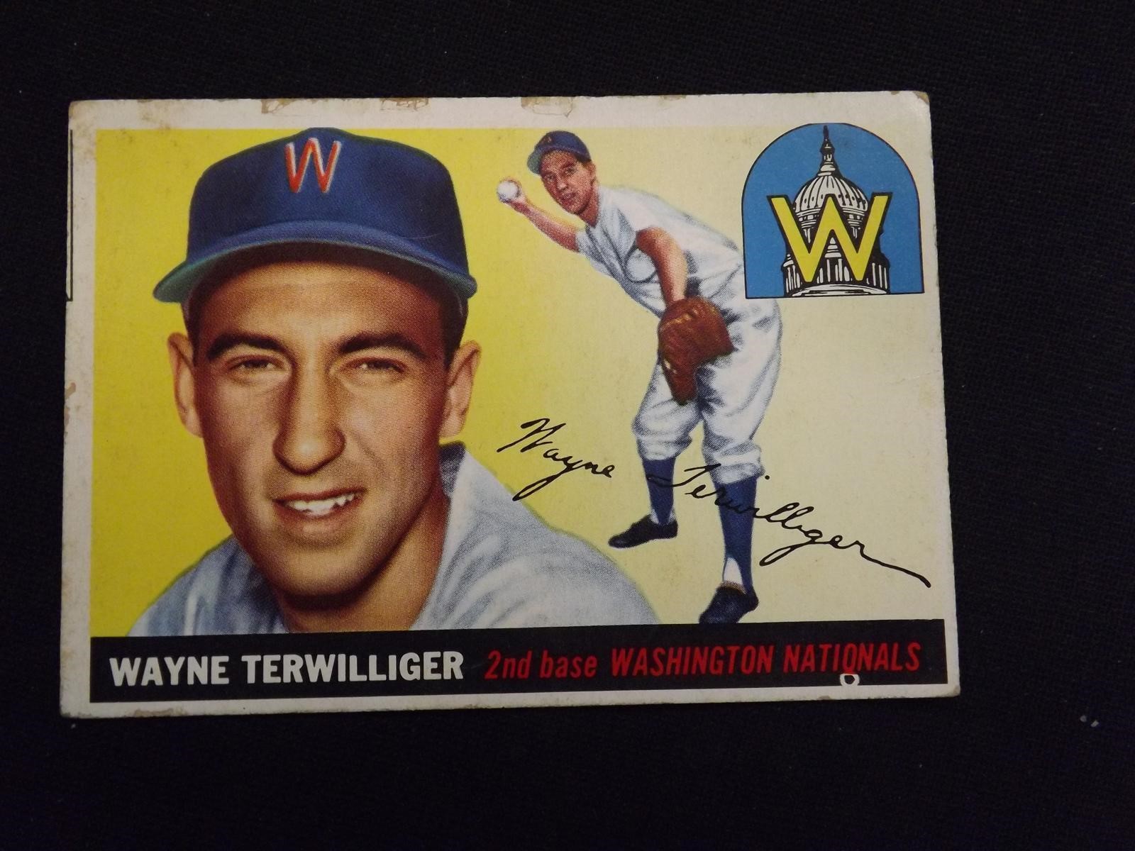 1955 TOPPS #34 WAYNE TERWILLIGER NATIONALS