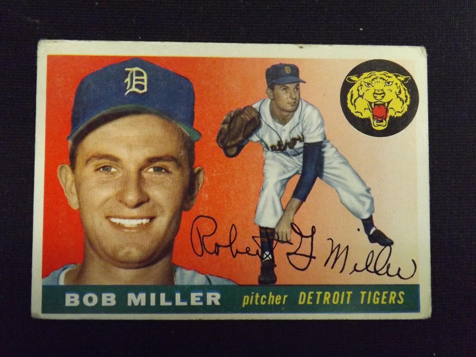 1955 TOPPS #9 BOB MILLER DETROIT TIGERS