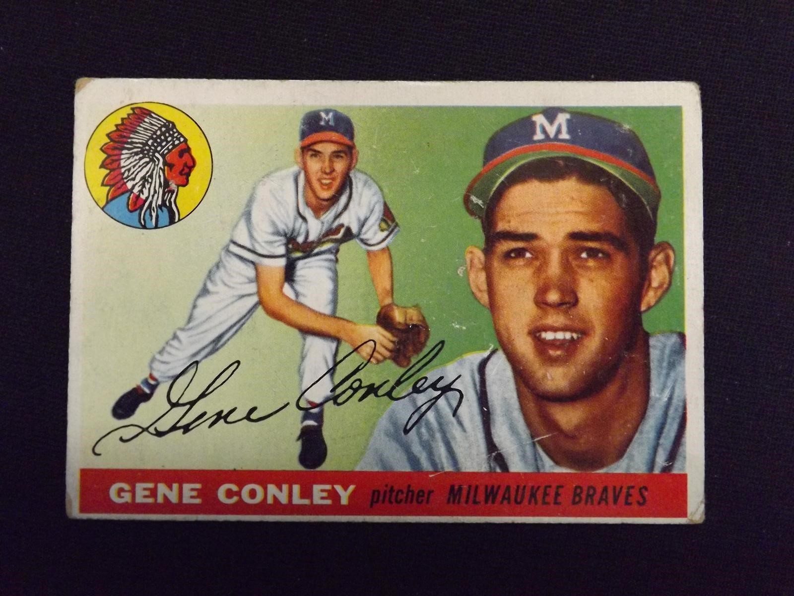 1955 TOPPS #81 GENE CONLEY MILWAUKEE BRAVES