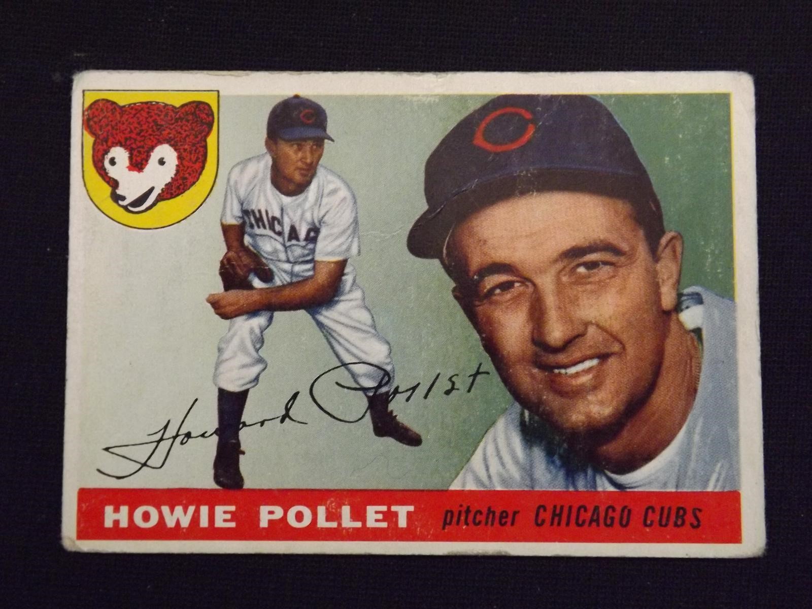 1955 TOPPS #76 HOWIE POLLET CHICAGO CUBS